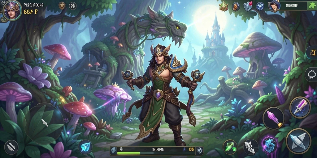 Tampilan gameplay RPG yang mendebarkan di 6CF.
