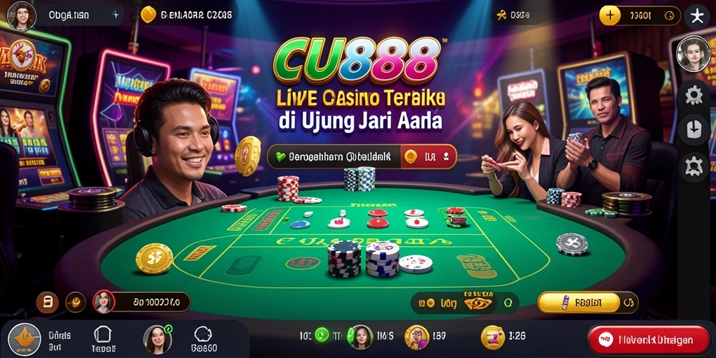 Tampilan gameplay Live Casino yang menarik dan interaktif.