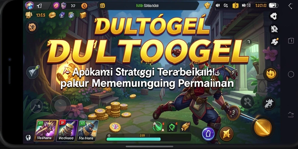 Tampilan gameplay menarik dan intuitif dalam DULTOGEL.