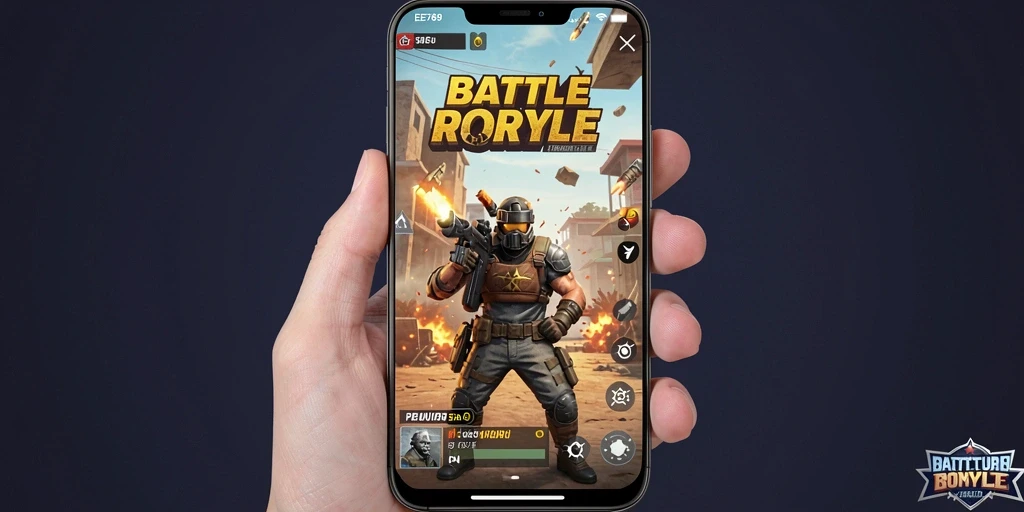 Tampilan dinamis gameplay EE789 dalam pertempuran Battle Royale.