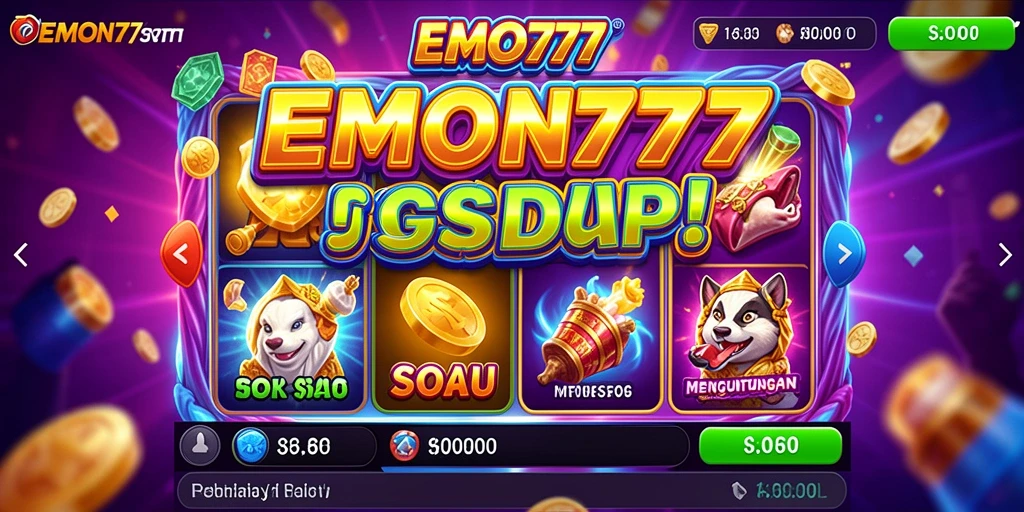 Gameplay menegangkan di EMON777 dengan potensi jackpot besar.