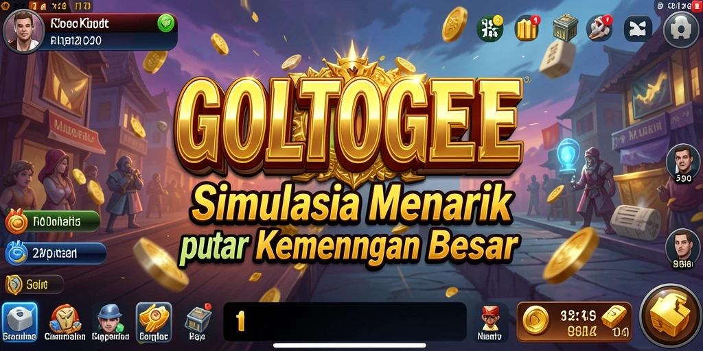 Tampilan gameplay GOLTOGEL yang menarik dan interaktif.