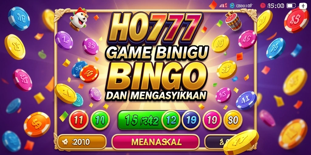 Tampilan gameplay Bingo yang seru dan menarik di HO777.