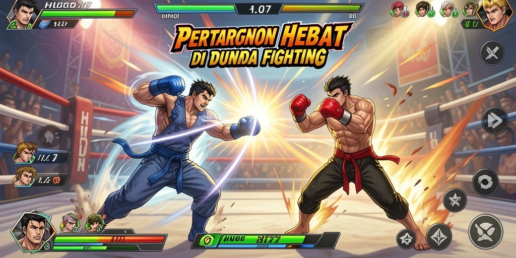 Tampilan gameplay HUGO77 yang intens dan menegangkan.