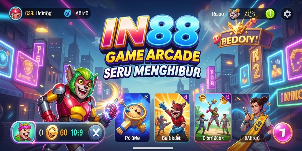 Tampilan gameplay seru IN88 dengan banyak tantangan.