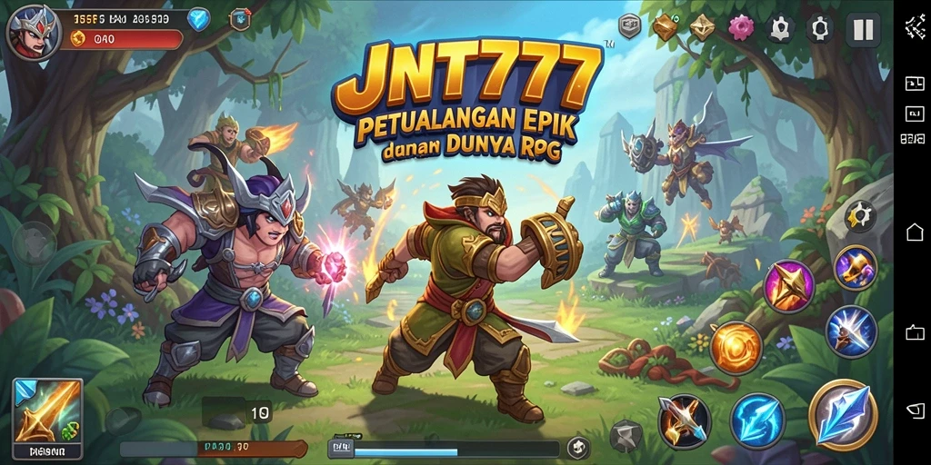 Tampilan gameplay mengesankan dari <strong>JNT777</strong> dalam petualangan RPG.