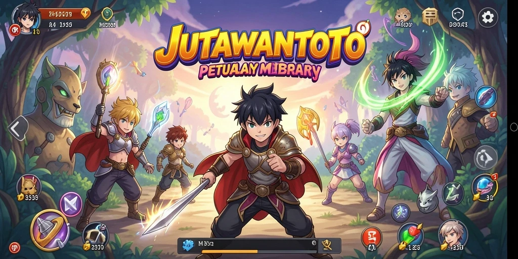 Gameplay menarik di dunia Anime yang penuh warna.