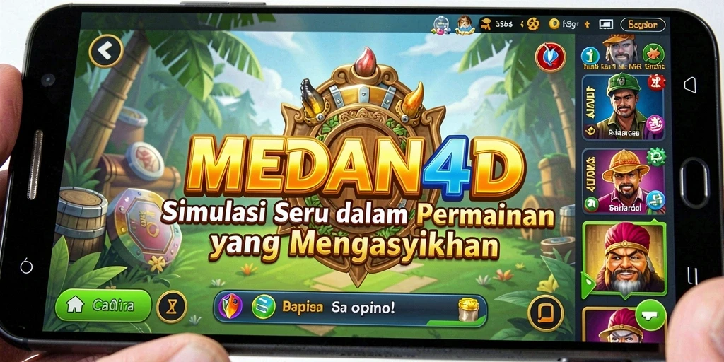 Tampilan gameplay <strong>MEDAN4D</strong> yang menarik dan interaktif.