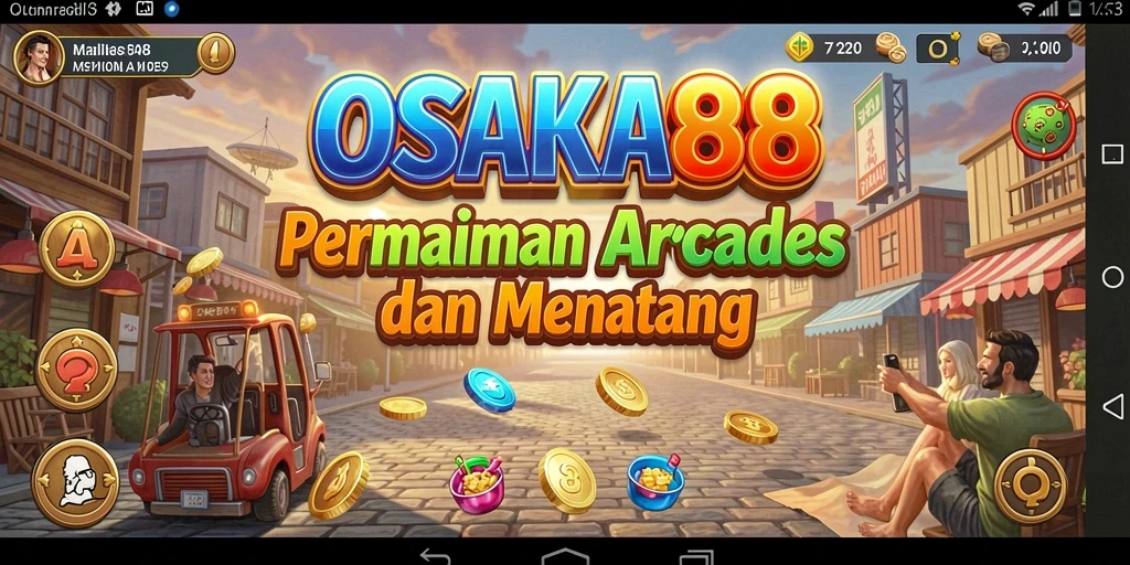 Tampilan gameplay seru dari OSAKA88 yang penuh tantangan.