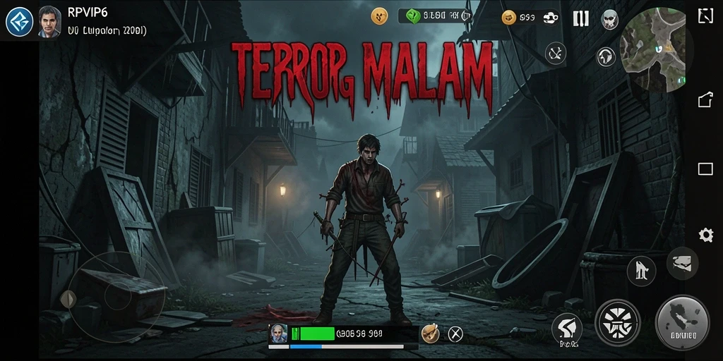 Tampilan gameplay RPVIP6 yang mencekam dan penuh ketegangan.
