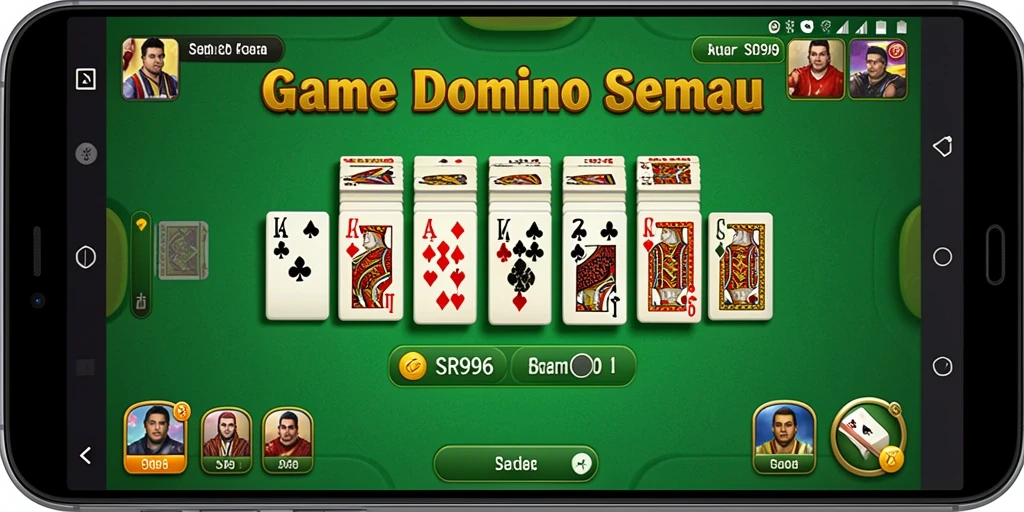 Tampilan seru saat bermain Domino di SR996.
