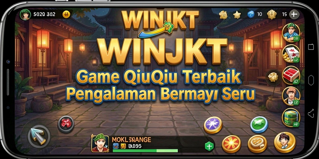 Gameplay seru dan interaktif dari WINJKT QiuQiu.