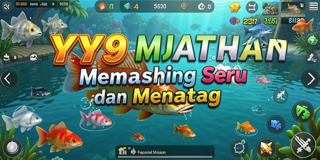 Tampilan gameplay yang menarik dalam Y89 dengan suasana memancing yang menenangkan.